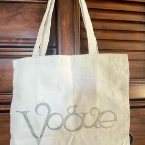 Vogue Elegant Cream Tote